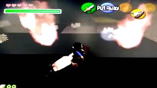 Zelda OOT Cheat Code lon lon chicken room location + super infinite magic spin attack time freeze