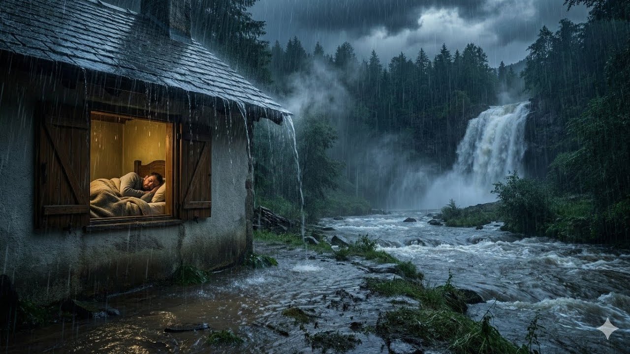 Heavy Rain ASMR 🌧️ Ultra Realistic Rain Sounds for Deep Sleep & Relaxation