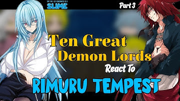 Ten Great Demon Lords react to Rimuru Tempest | Part 3 | 🇷🇺🇧🇷🇺🇲🇬🇧 | Tensei Shitara Slime Datta Ken |