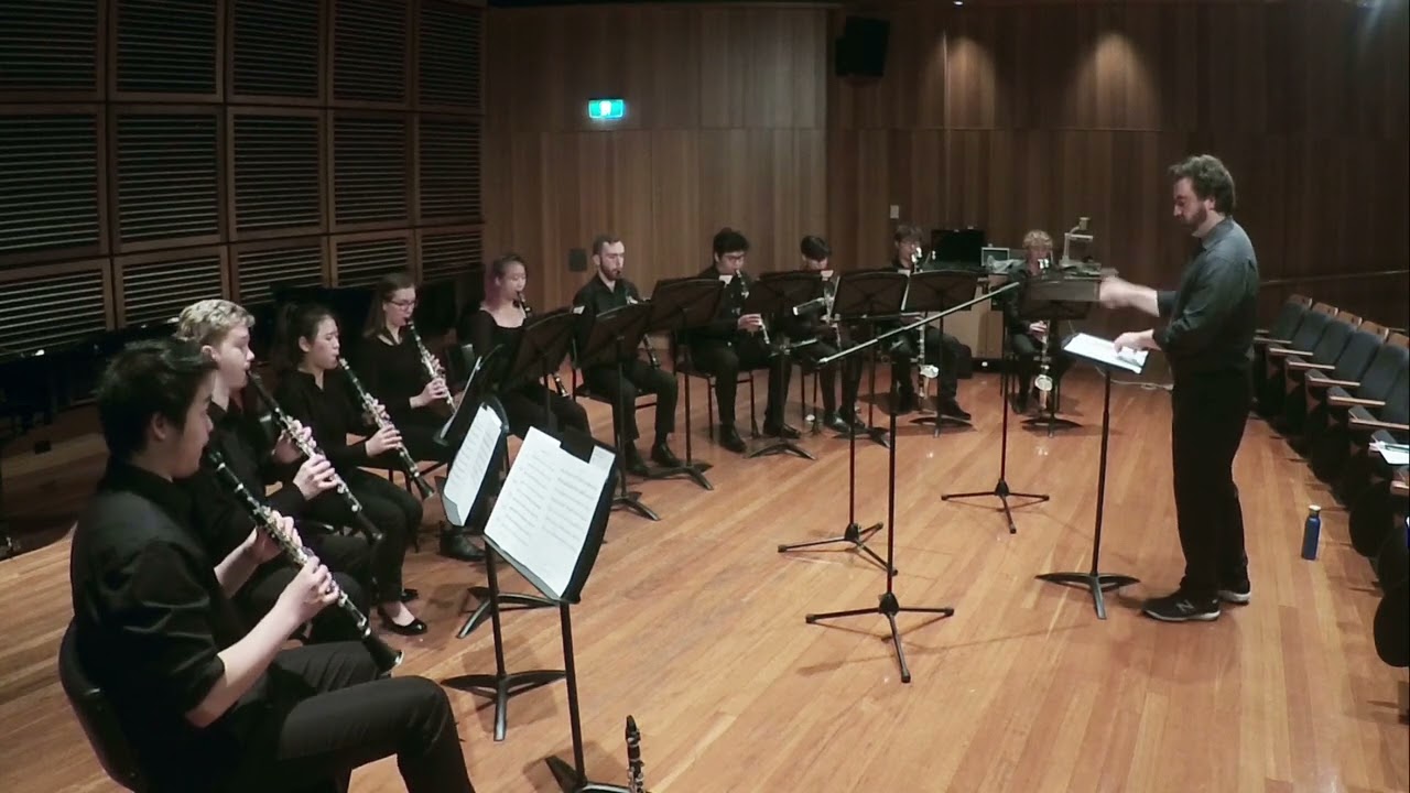Elena Kats-Chernin - 'Second Door on the Left' (Sydney Conservatorium Clarinet Ensemble)