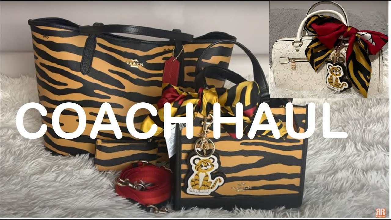 Coach Nolita 19 Tiger Print Bag