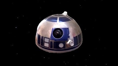 R2D2 Build Progress Video 8 - Finished Radar Eye and drawing the legs