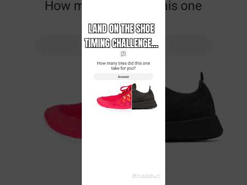 LAND ON THE SHOE TIMING CHALLENGE I #fun #shoes #challenge @JDYs-Highlights