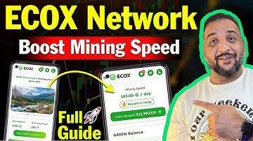 Ecox Network New Update | Mining Speed Increased | Free Crypto Mining App 🚀