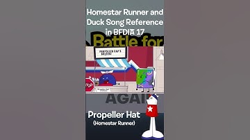 Homestar Runner and Duck Song Reference in BFDIA 17 #shorts #bfdia #jacknjellify