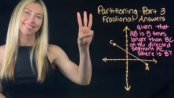Dividing Line Segments: Part III, Fractional Answers