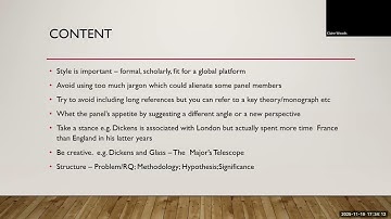 Writing a conference abstract