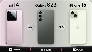 Xiaomi 14 vs Galaxy S23 vs iPhone 15 | Mobile Nerd