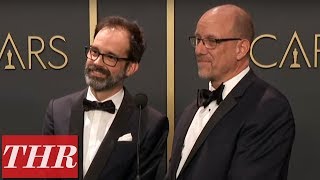 'ford v ferrari' won the oscar for film editing at 92nd academy
awards. watch their full press room interview! #fordvferrari #oscars
#hollywoodreporter s...