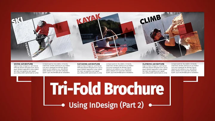 Tri-Fold Brochure InDesign (Part 2)