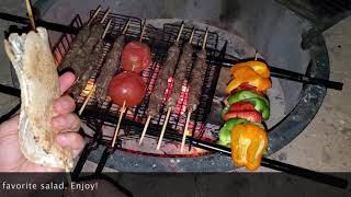 كباب مشوي عالفحم بالجنينة في سان فرانسيسكو  Outdoor Grilling in San Francisco