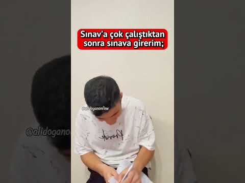 Sınavdan yüksek beklerken düşük alması😂 #shorts