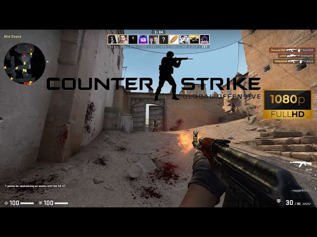 Counter-Strike: Global Offensive (2022) Gameplay (PC UHD) [4K60FPS