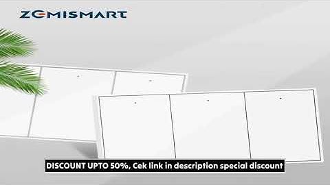 Zemismart Zigbee Push Wall Light Switches Work with Tuya Alexa Google