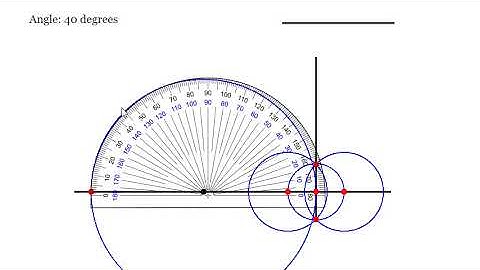 Construction 14 - Right-angled triangle, given the length of one side and one of the acute angles