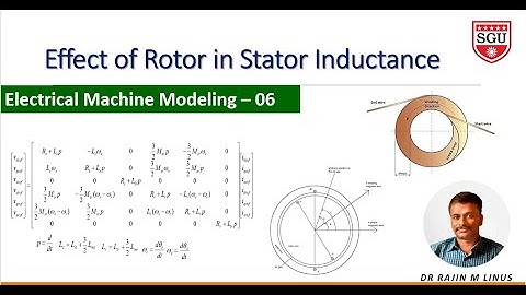 Modeling of EM 06:  Effect of Rotor in Stator Inductance By Dr Rajin M. Linus