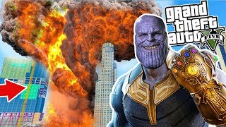 MERUSUH  MENJADI THANOS DI GTA 5!!!