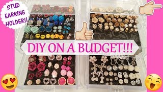 Howdy guys! on this video i share a really quick, easy, inexpensive
and cute diy to store/organize stud earrings! hope you enjoy diy! if
enjoy...