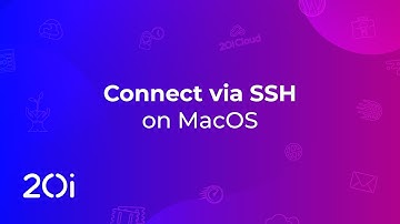 20i: Connect to a hosting package via SSH using MacOS