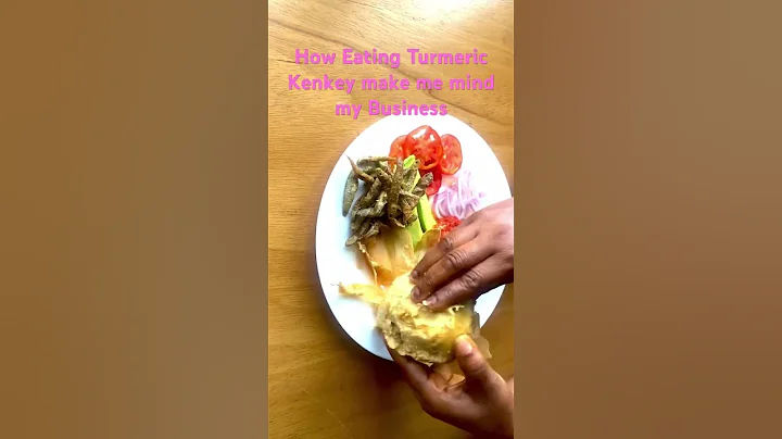Eat Ga Turmeric Kenkey|| Ask for more.#kenkey#ghana#viral#shortfeeds