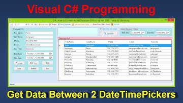 C# : How to Search Records between two DateTimePicker Values Part 2/2