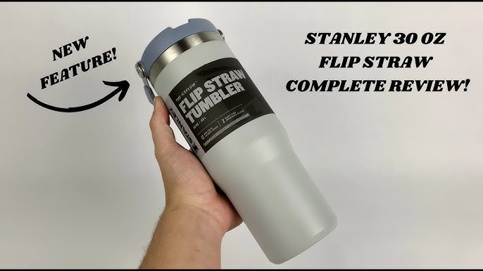 Review Stanley Ice Flow Water Bottle Tumbler with Straw 30 oz 