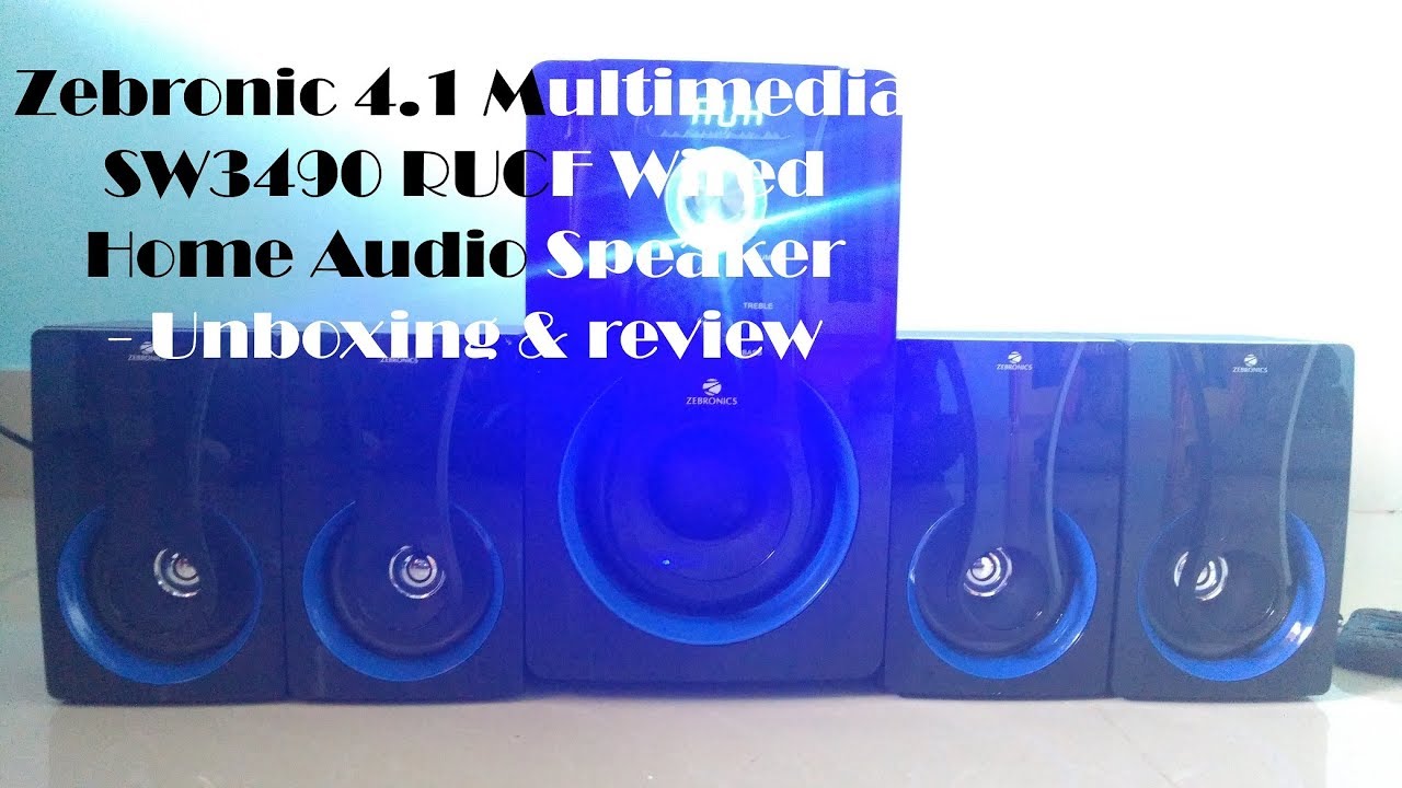 zebronics 4.1 multimedia sw3490