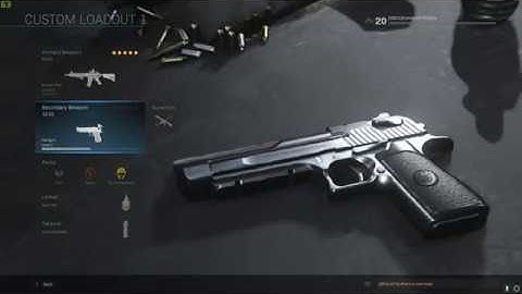 Create a Class Call of Duty Modern Warfare (Gunsmith)