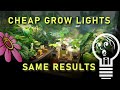 Using almost any led light as a grow light  it works but