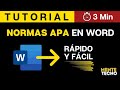 COMO HACER FORMATO DE NORMAS APA EN WORD 2022