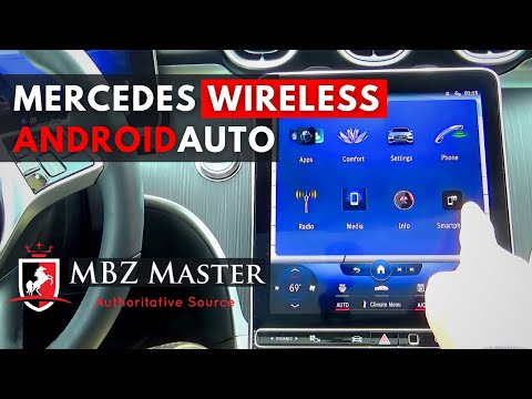 How to Wireless Android Auto  2023 Mercedes-Benz MBUX System 