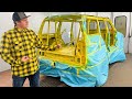 THE BANANA IS UNRECOGNIZABLE! Matt's Off Road Recovery Jeep Gets Some Well Deserved Fresh Paint