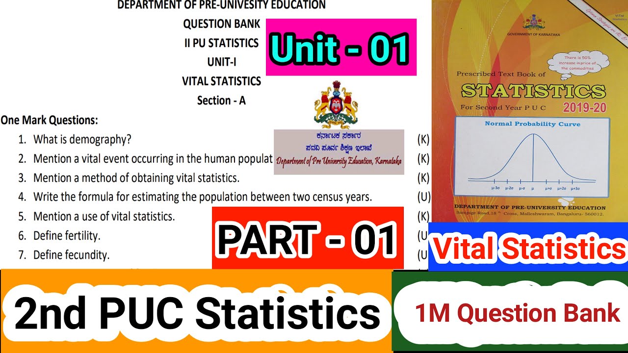 2nd puc statistics practical assignment solutions