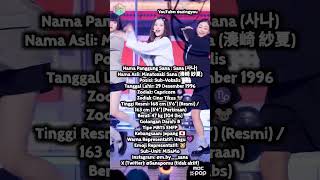 biodata lengkap member #TWICE #jihyo #sana #tzuyu #momo #dahyun #mina #chaeyoung #nayeon #jeongyeon