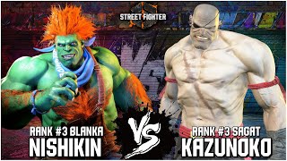 infinite ウヒョン サノク ギフト スローガン SF6 | ▱ NISHIKIN (RANK #3 BLANKA) vs KAZUNOKO (RANK #3
