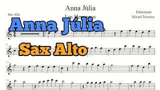 Anna Júlia - Partitura - Sax Alto