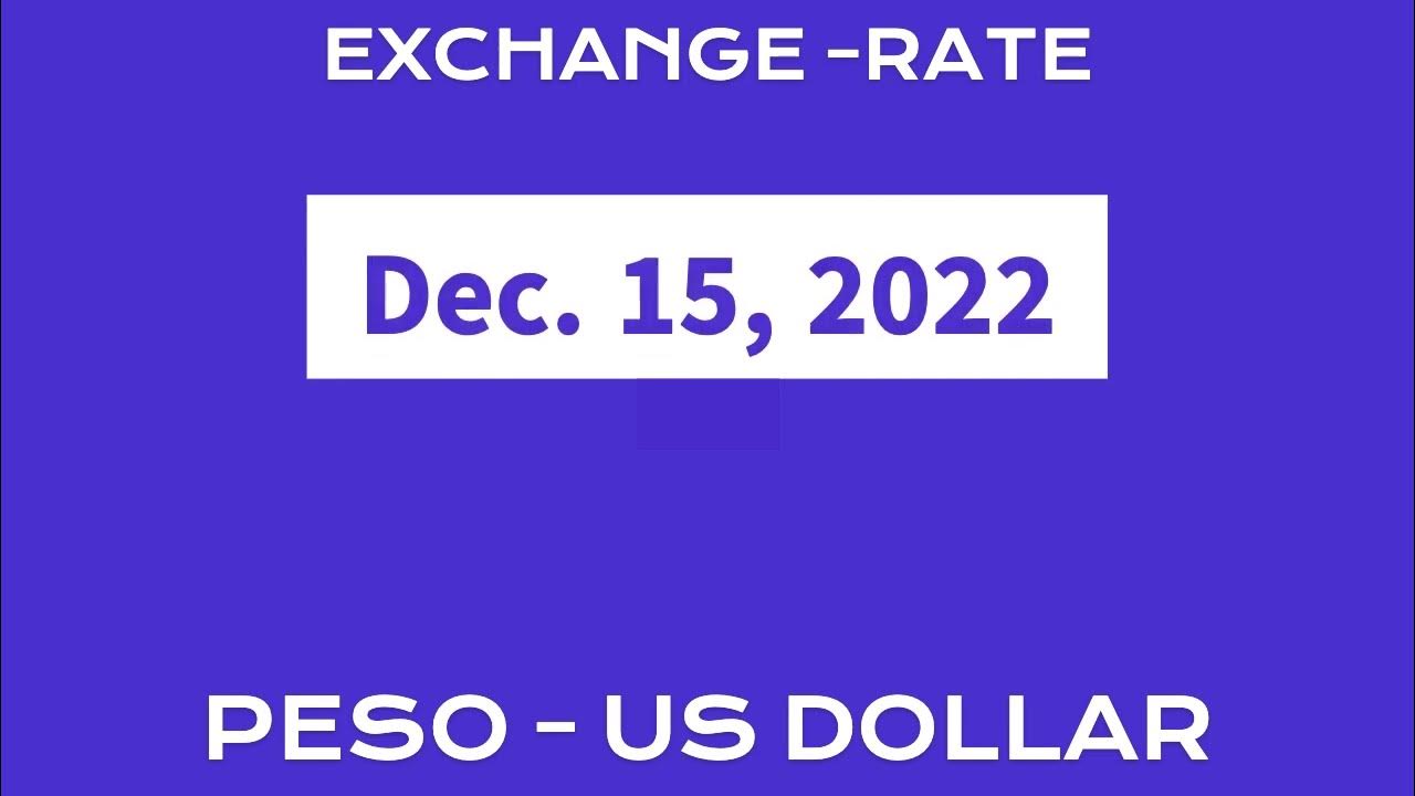 PHILIPPINE PESO US DOLLAR EXCHANGE RATE TODAY YouTube philippine-peso-us-dollar-exchange-rate-today-youtube