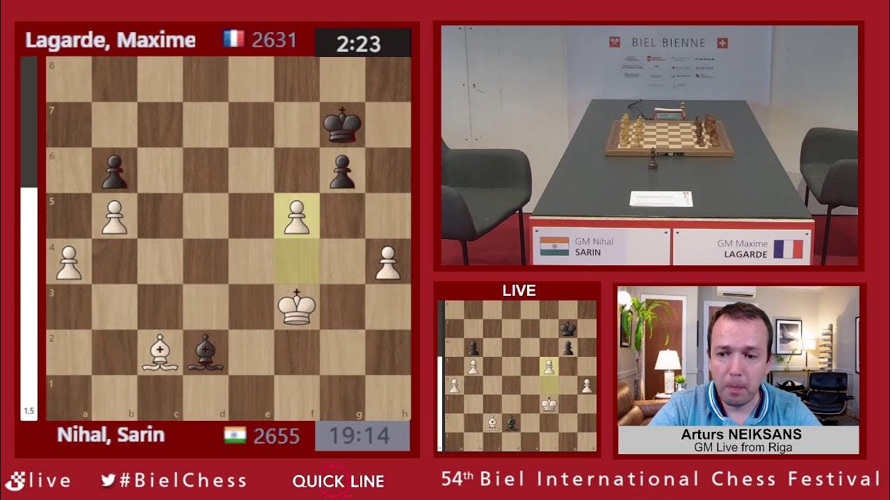Biel Chess Festival GMT Final Round 7 (host GM Arturs Neiksans) YouTube