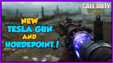 *NEW* TESLA WEAPON in COD WW2! New HORDEPOINT Game Mode! (Zombies in Multiplayer!)