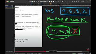 Leetcode 703  Kth Largest Element In a Stream