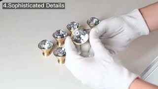 How to install QOGRISUN brass glass drawer knobs? Net Worth
