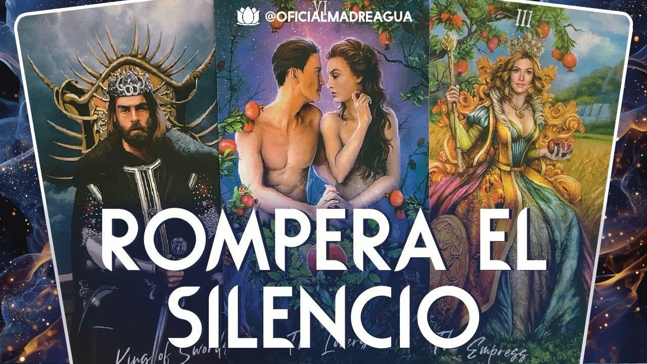 ROMPE EL SILENCIO? TODO LO QUE TE OCULTA/POR QUÉ LA DISTANCIA?CÓMO ESTÁ? QUÉ PIENSA DE ESTA CONEXIÓN