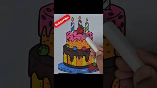 Cute Cake Coloring 🌈 Relaxing and Satisfying Art | 美しいケーキぬりえ