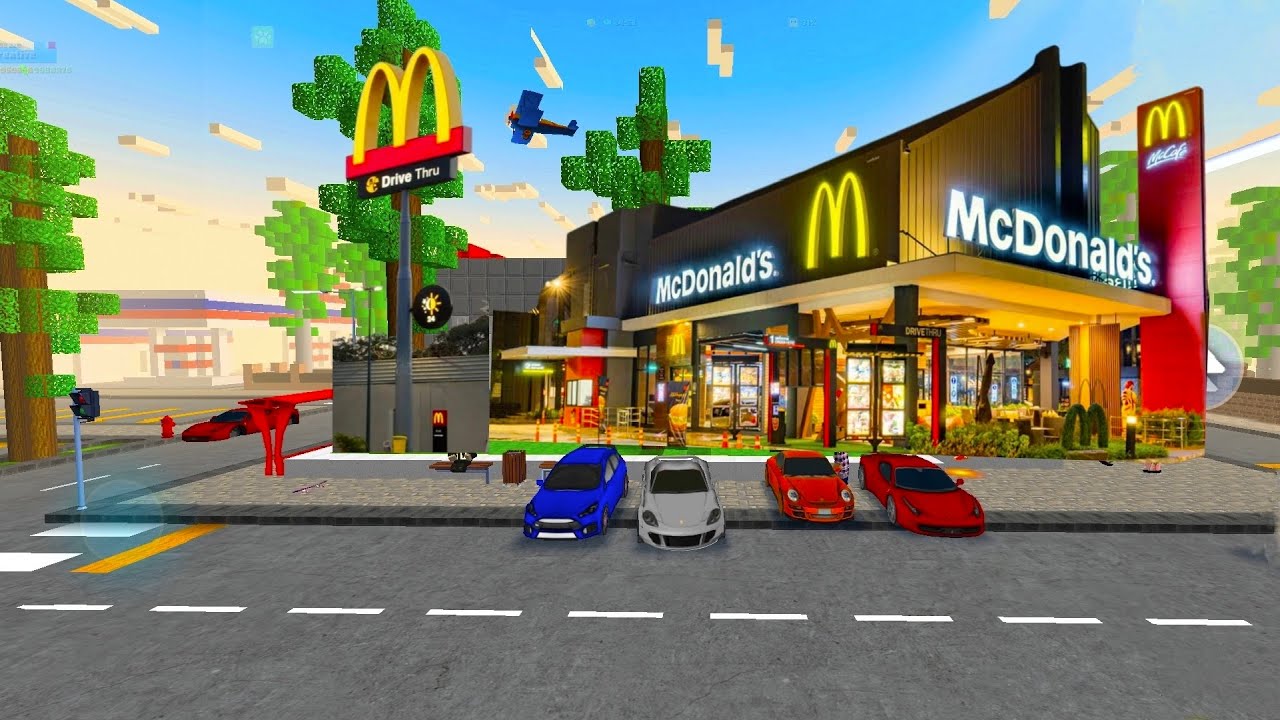 Grand Opening of My McDonald's Restaurant in School Party Craft | Party Craft Gameplay