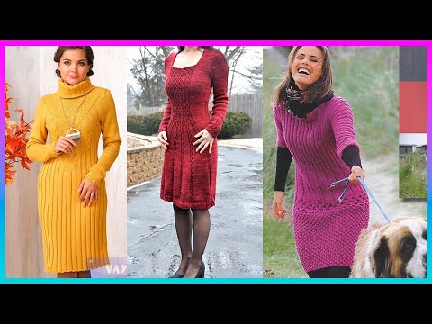Suéteres Tejidos y Vestidos de Punto de Moda para Mujer