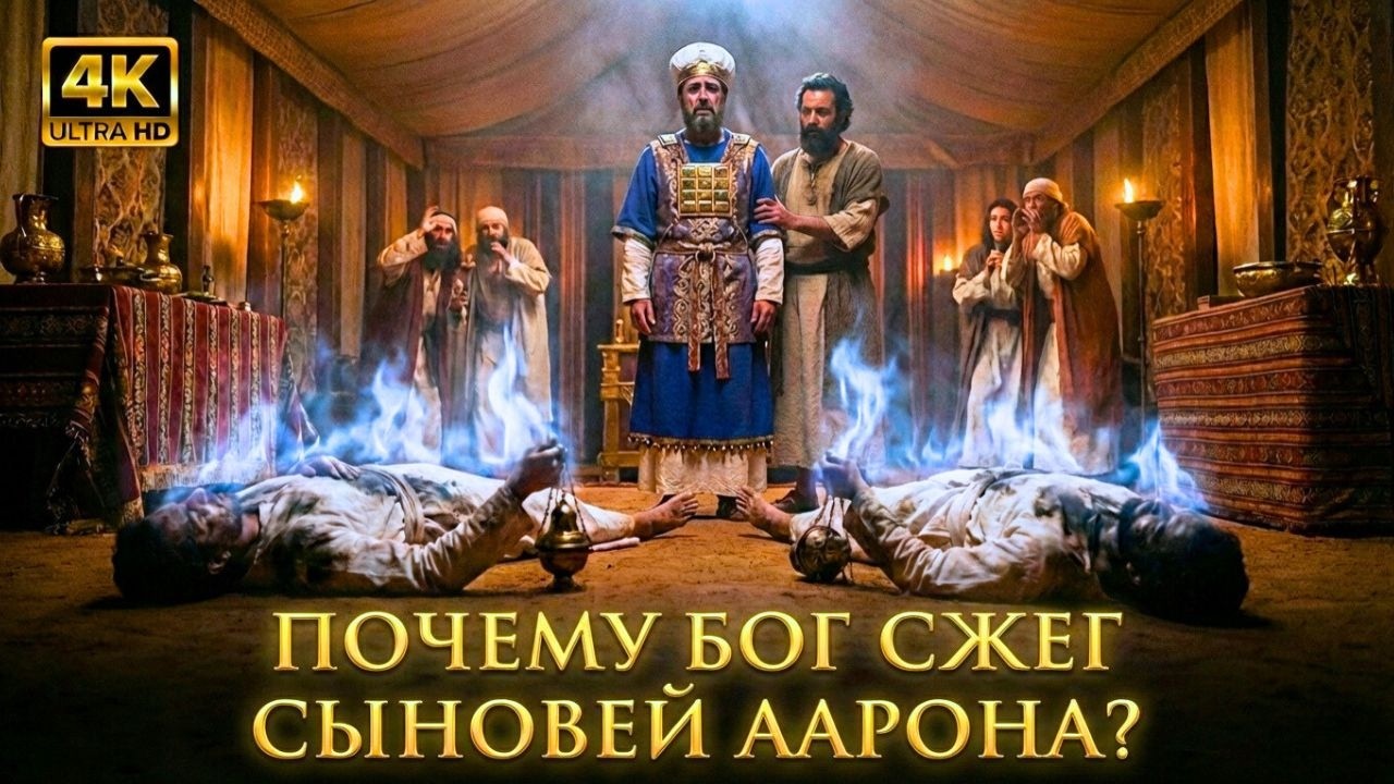ПОЧЕМУ БОГ СЖЁГ ЗАЖИВО ДВУХ СЫНОВ ААРОНА? | НЕПОСЛУШАНИЕ, КОТОРОЕ СТОИЛО ИМ ЖИЗНИ