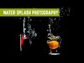 Water Splash Photography using Nikon Camera Tutorial