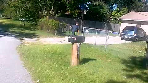 Riding in the grass