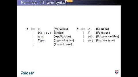 Edwin Brady: The implementation of Idris 2, Lecture 3