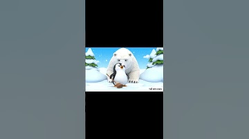 cánh cụt và gấu bắc cực lớn  #funny #3danimation #funnyanimation #cartoon #thegioivoxel